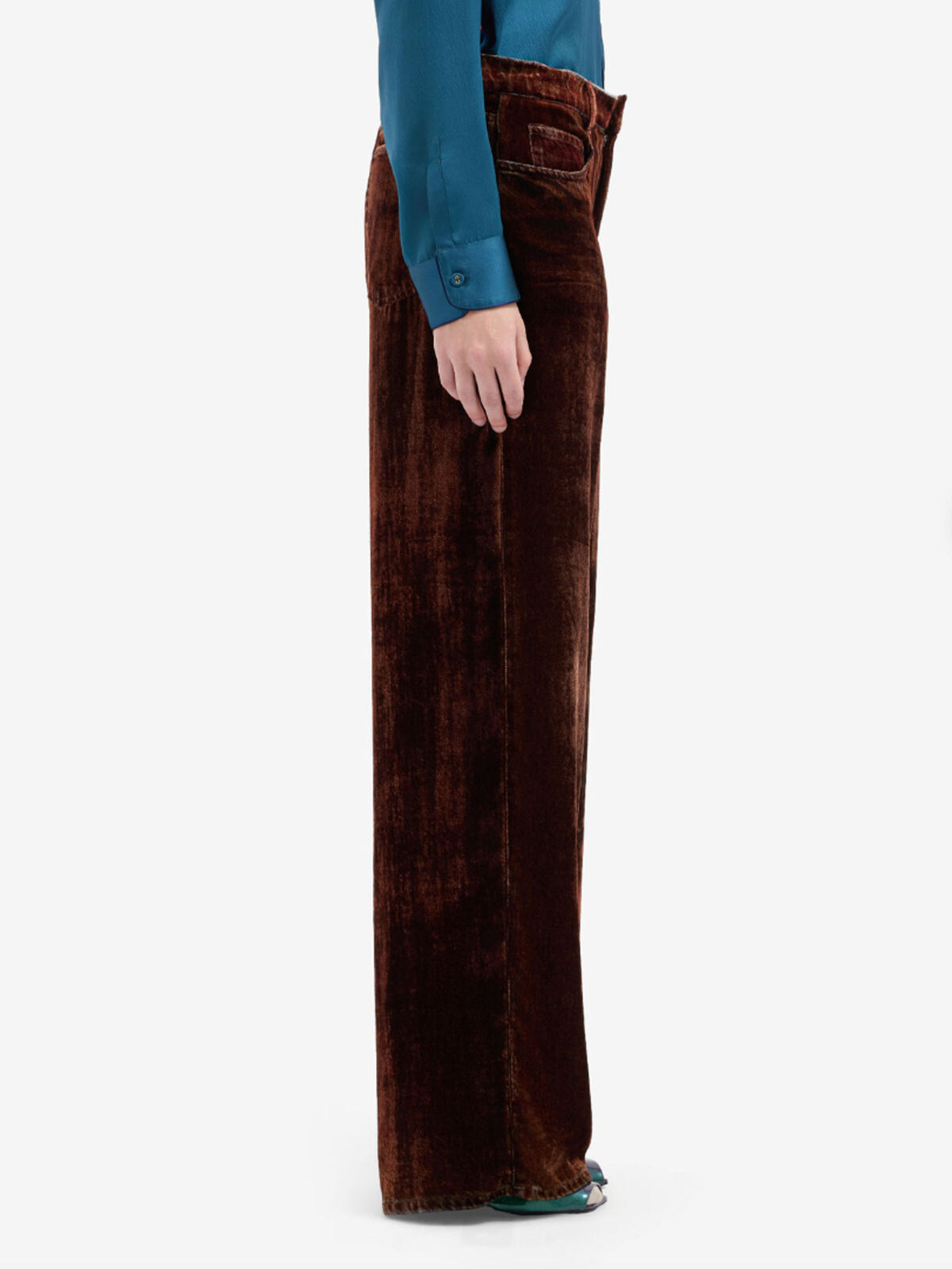 PANTALON KANDOX COPPER BROWN DENIM VELVET