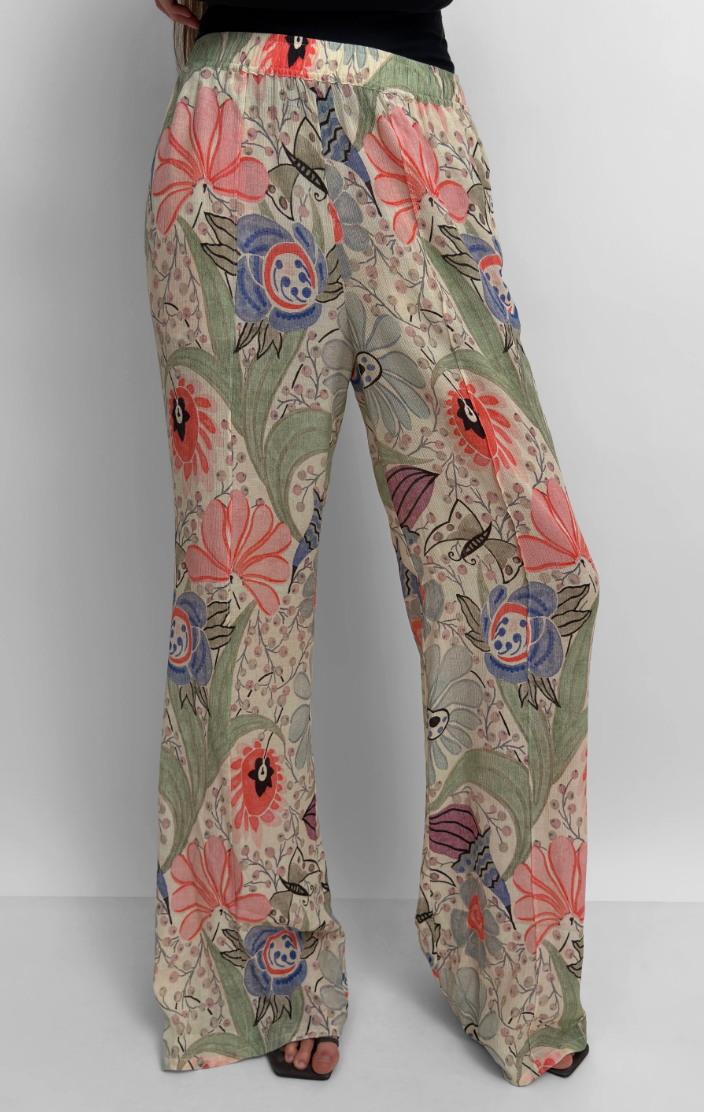 PANTALON EZRA DUCHARNE - CORAL MULTI