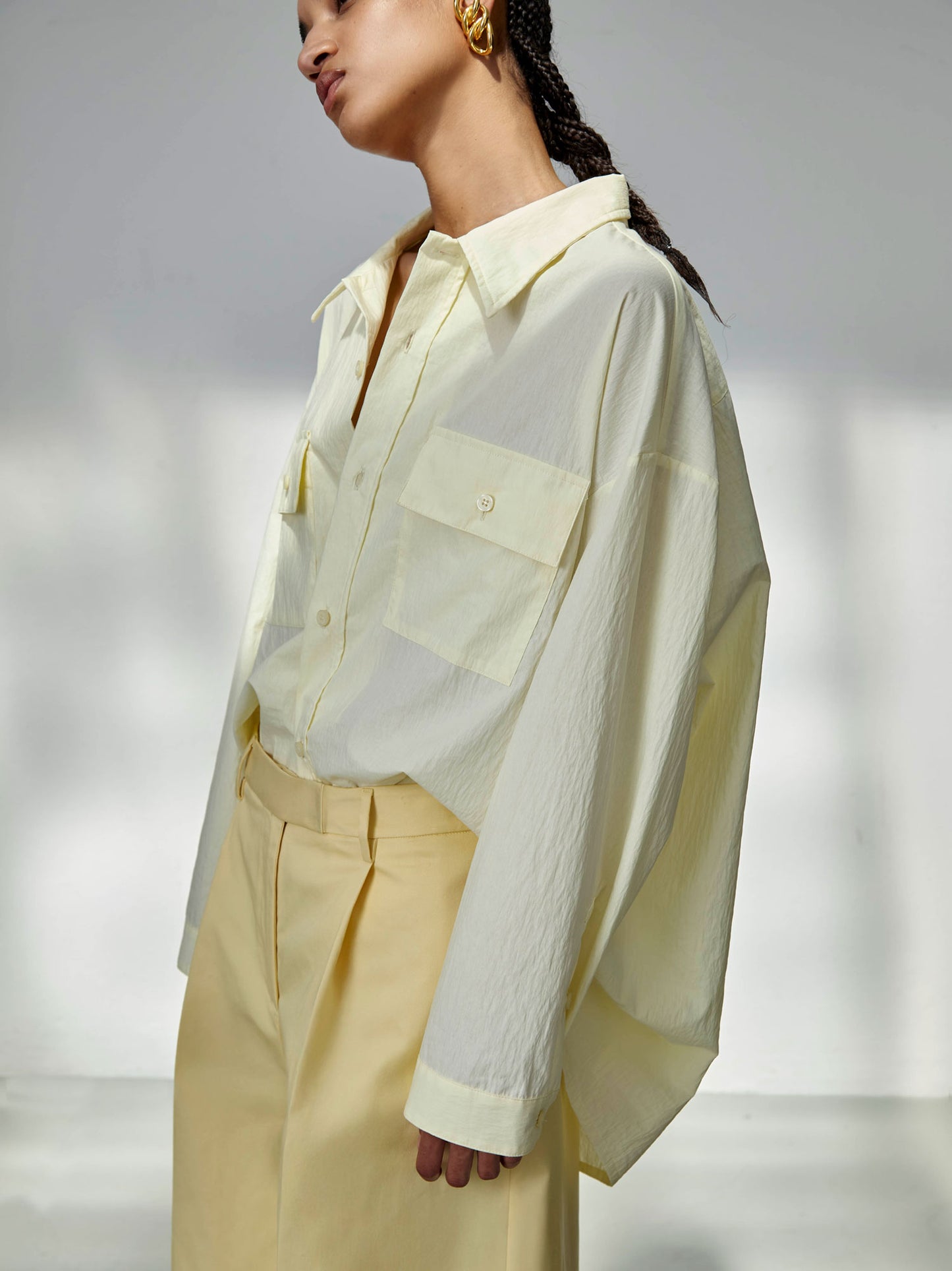 CHEMISE DARIA LIGHT YELLOW