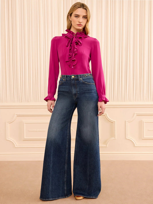 STRETCH VALORY FLARE JEAN - DENIM