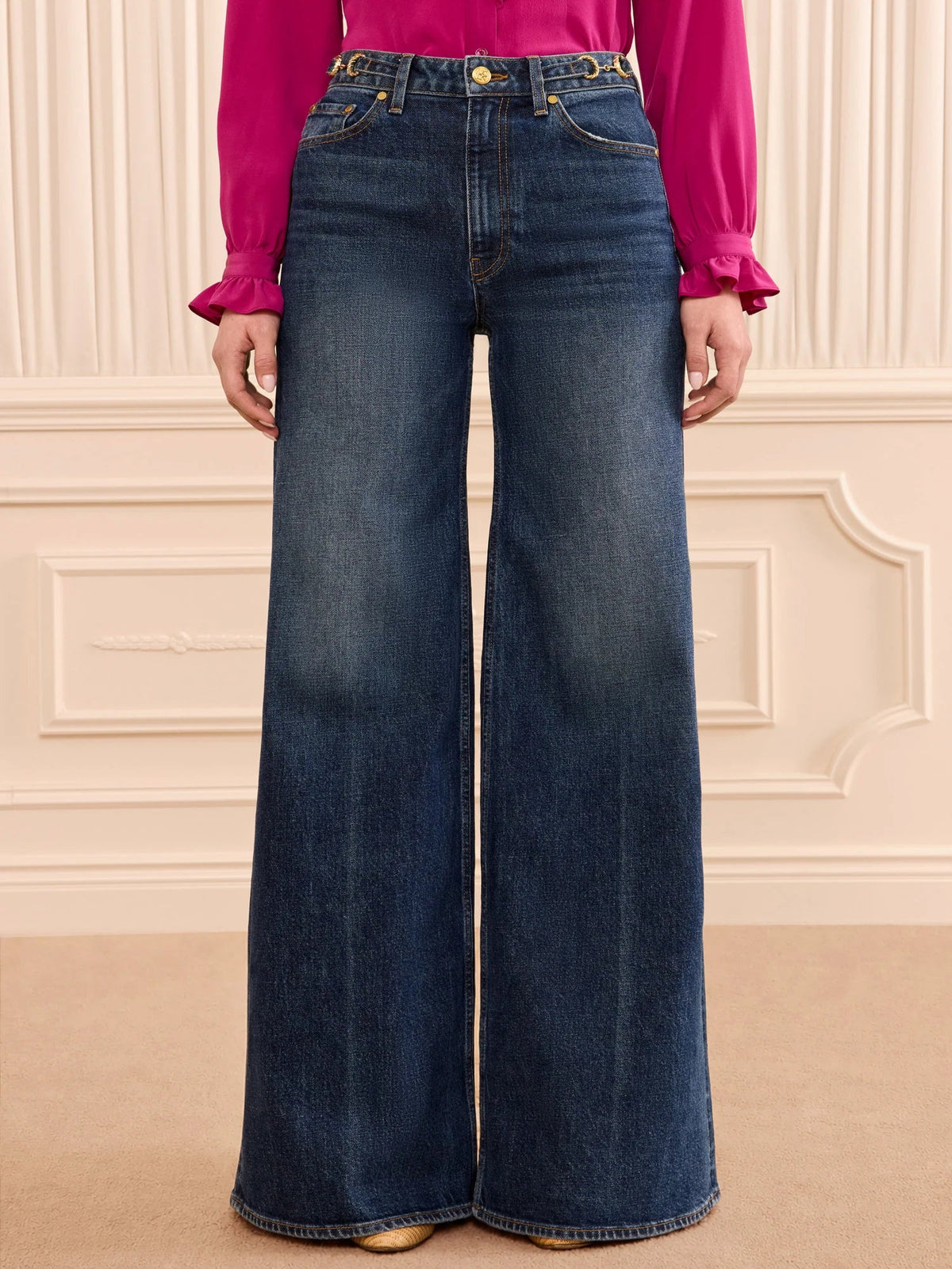 STRETCH VALORY FLARE JEAN - DENIM