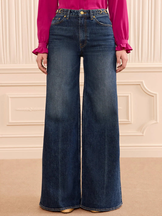 STRETCH VALORY FLARE JEAN - DENIM