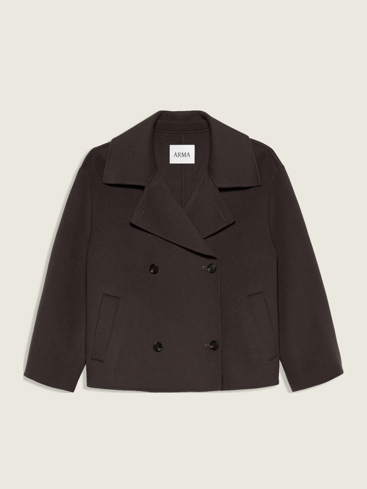 VESTE MANILA WOOL UMBER