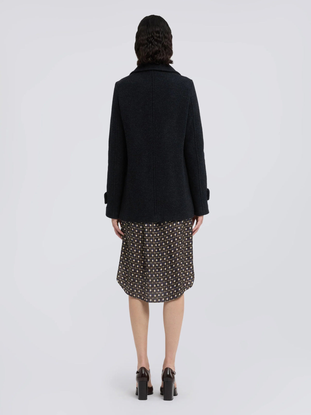 CABAN EN LAINE VIERGE BOUILLIE