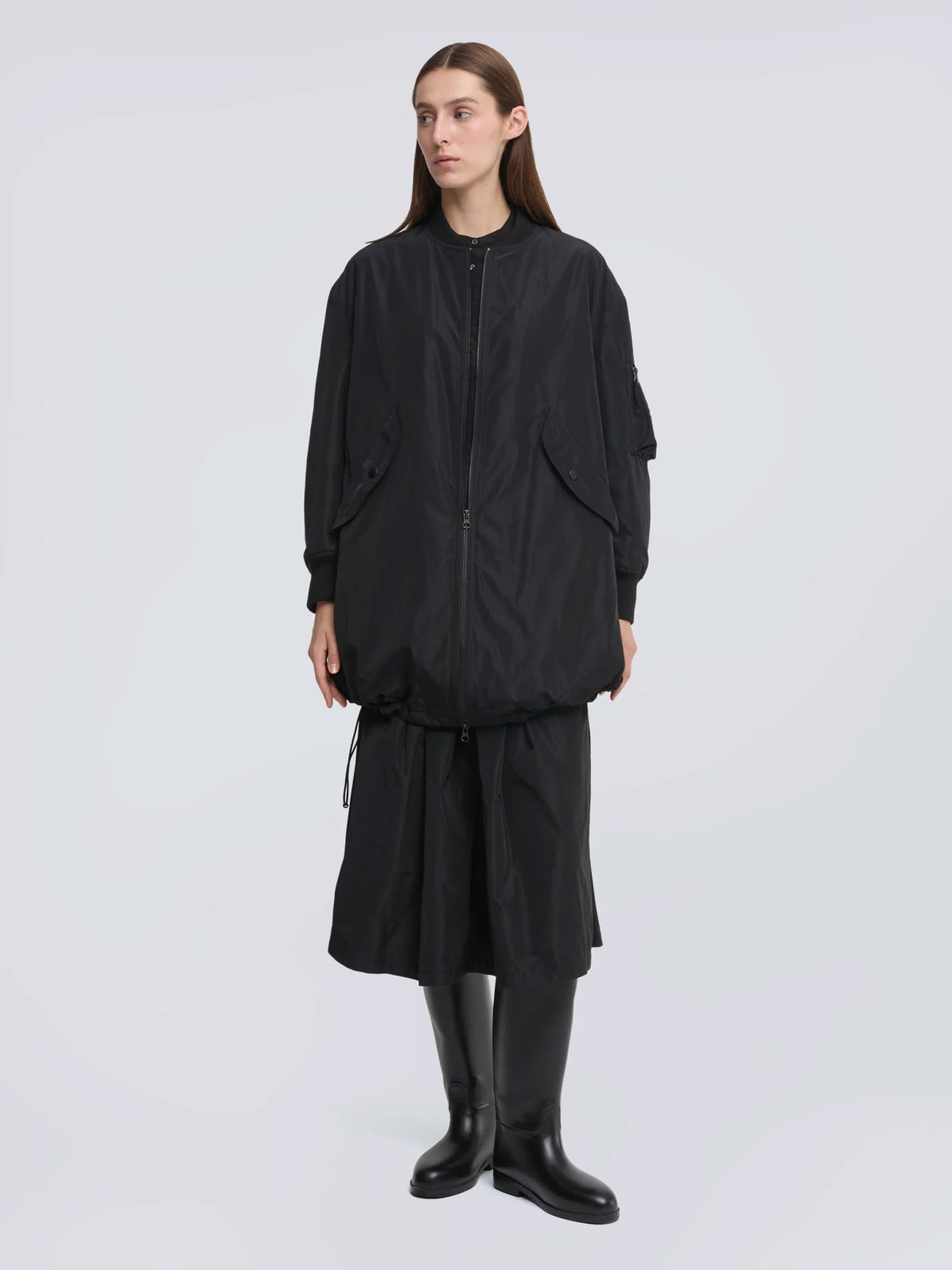 BLOUSON FACON BOMBER EN TISSU TECHNIQUE AVEC OUATE THERMORE®