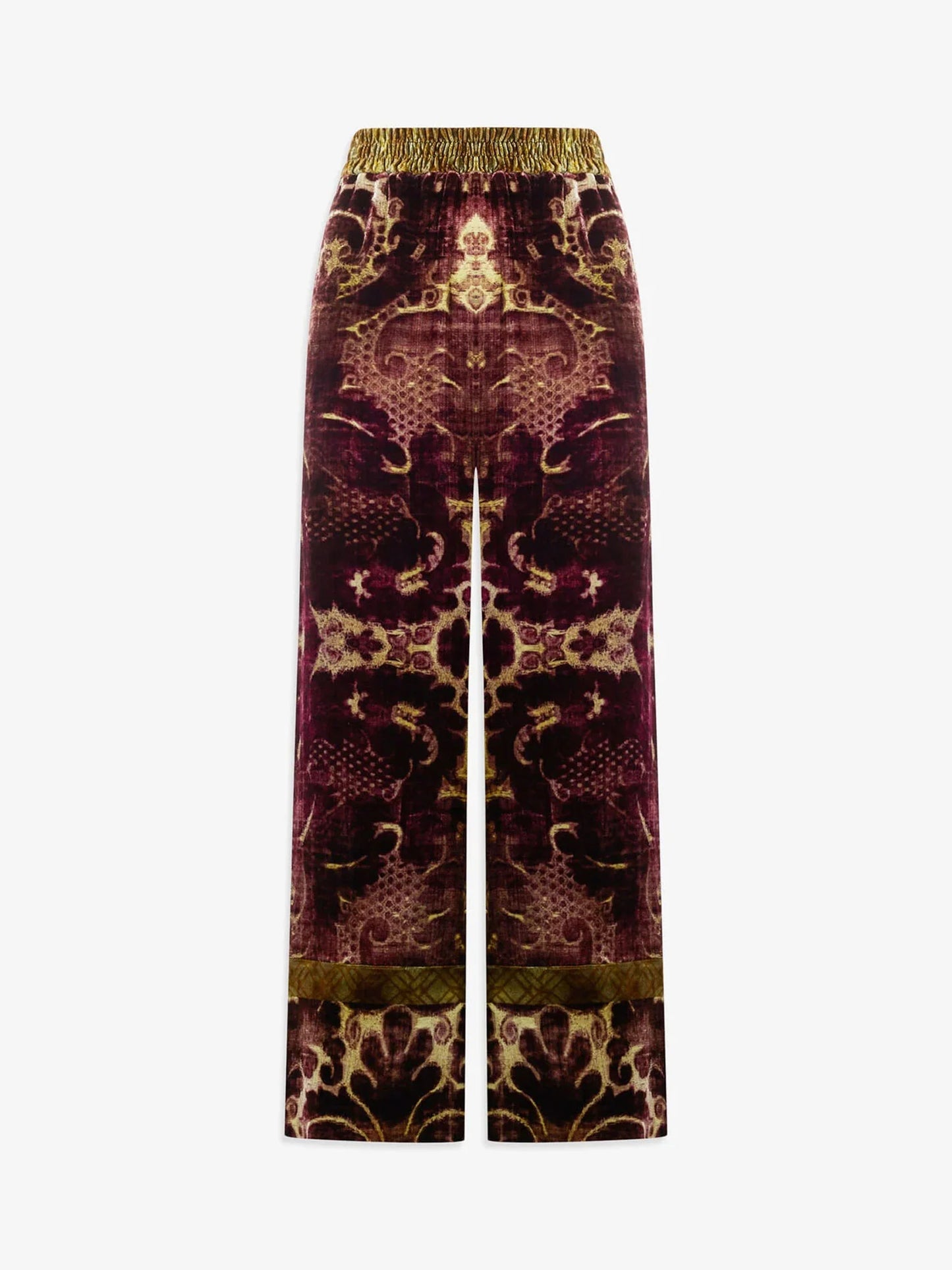 PANTALON PALAZZO KANADA EN VELOURS