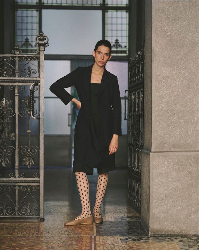 BALLERINES MARY JANE EN CUIR - TAUPE