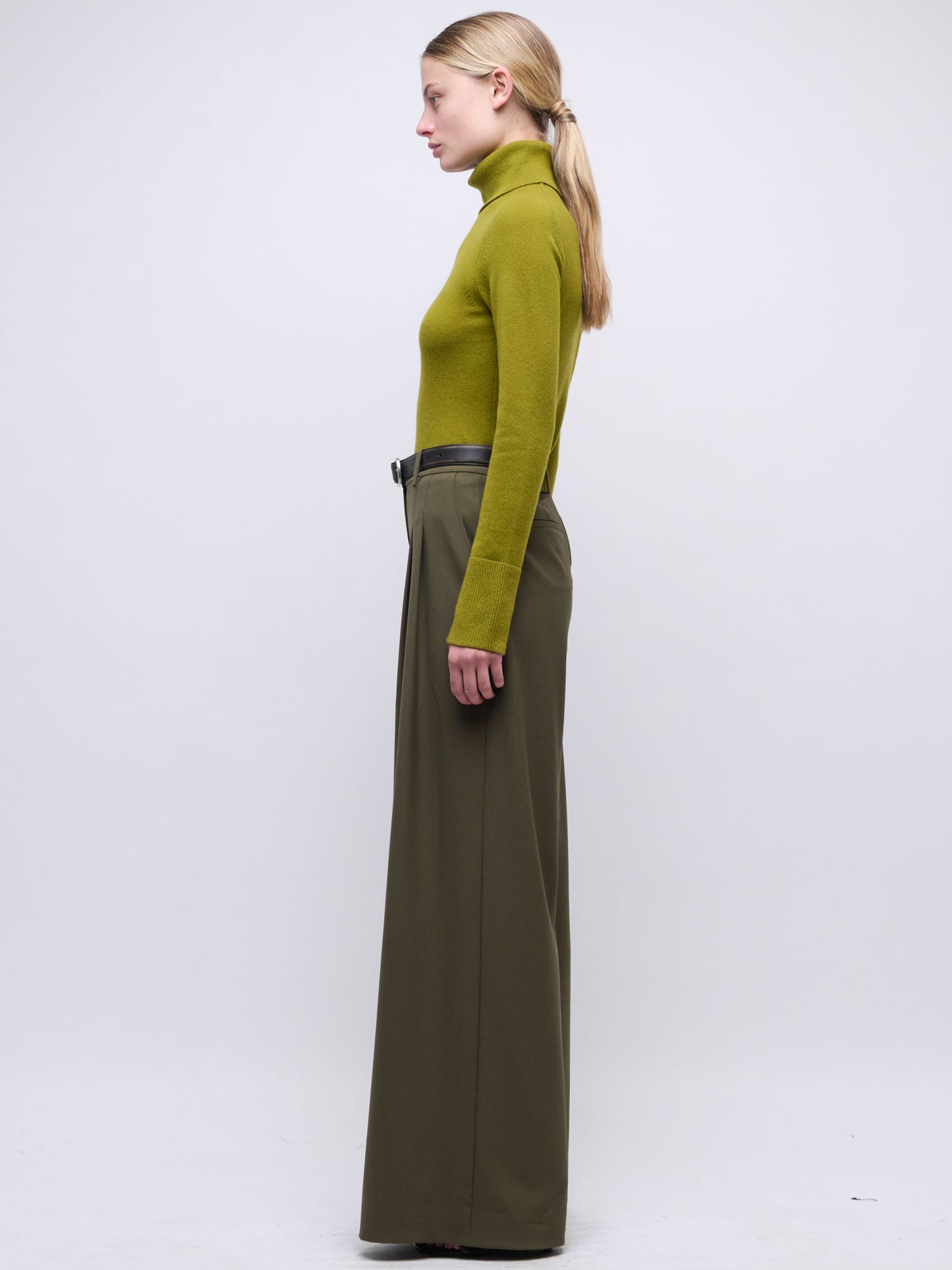 PANTALON CLAYTON WIDE LEG - KHAKI