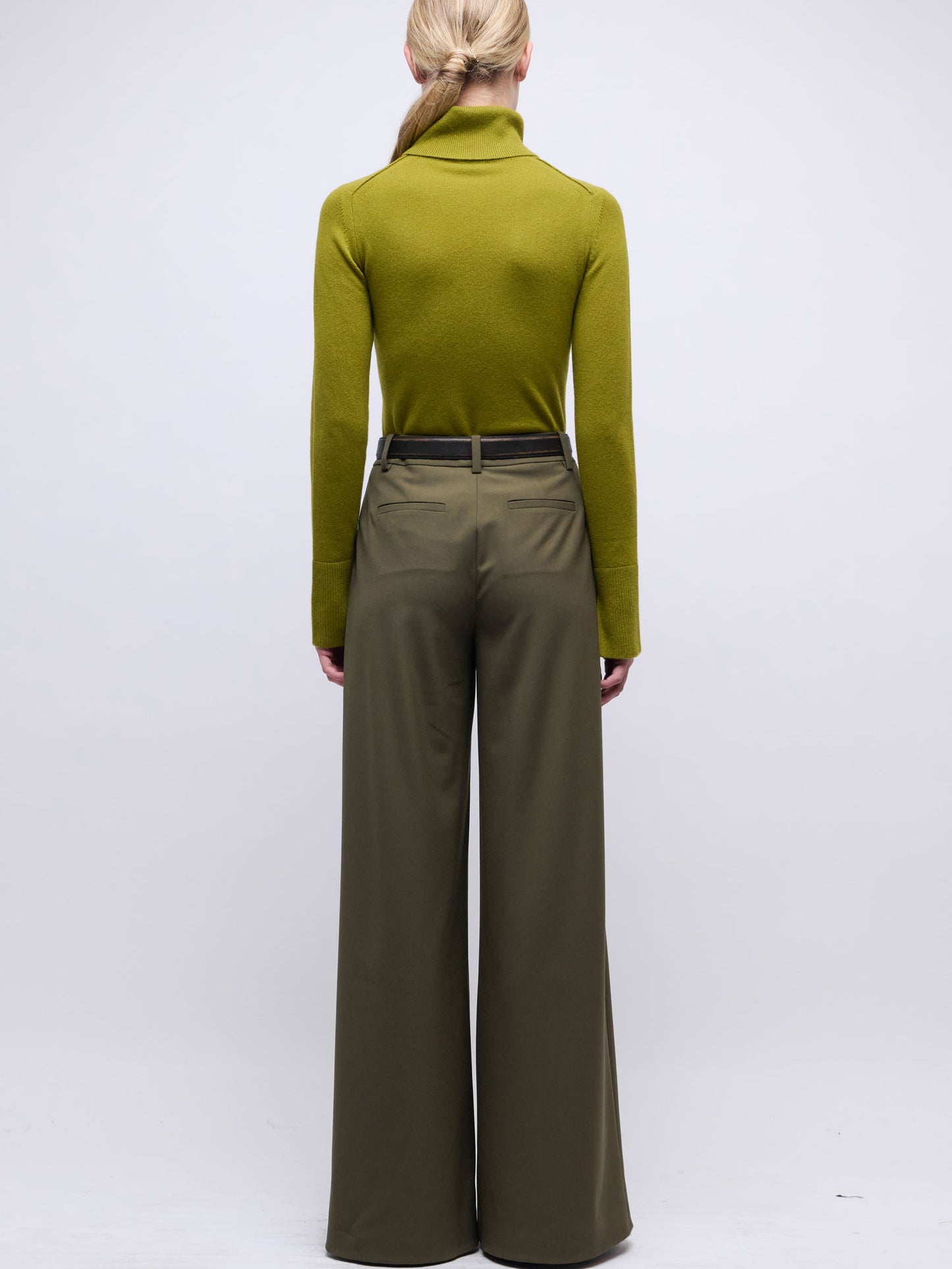 PANTALON CLAYTON WIDE LEG - KHAKI